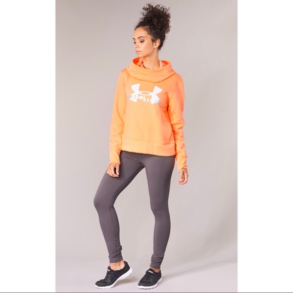 Under Armour Cotton Fleece Hoodie Sweatshirt - Picture 5 of 5